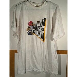 Vintage Monday‎ Night Football ABC Bud Light Budweiser Ice T Shirt NFL XL
